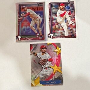 Philadelphia Phillies Topps Baseball Cards 2025 ft Trea Turner